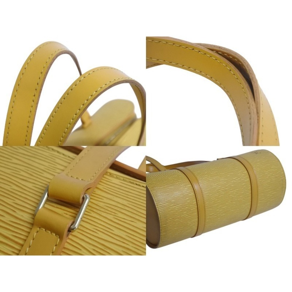 Louis Vuitton Soufflot Handbag Epi Yellow Leather - Picture 4 of 8